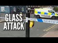 CRAZY Glass Attack Caught On Camera