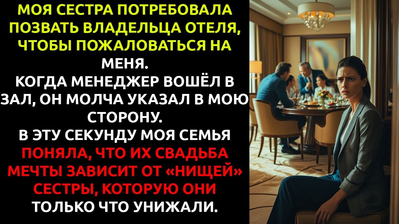 Сестра потребовала позвать ВЛАДЕЛЬЦА, чтобы выбить скидку... и менеджер УКАЗАЛ на меня.