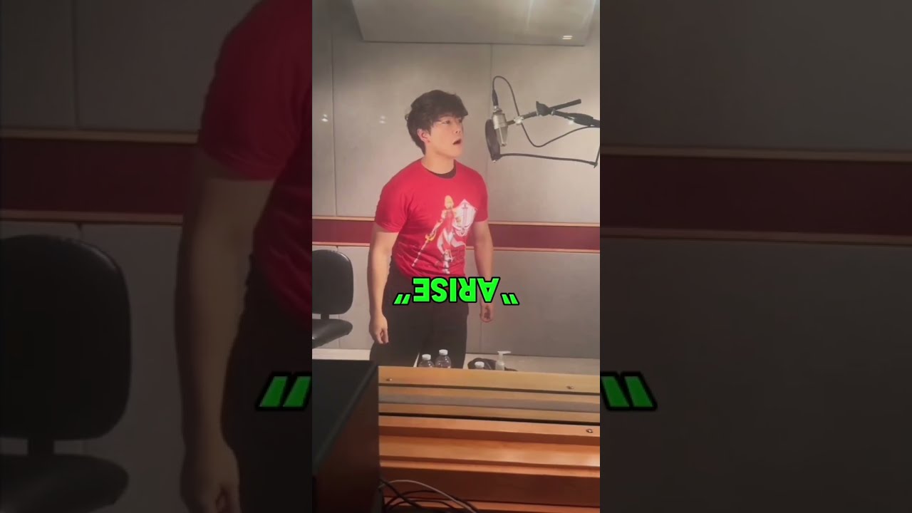 SOLO LEVELING ARISE OUTTAKES Anime Sololeveling Sungjinwoo Voiceacting Animeedit