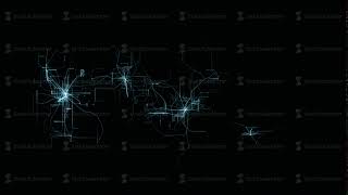 Digital binary code futuristic background loop scientific technology data binary code network