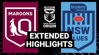 State of Origin 2021 | Game 2 | Extended Highlights | NRL