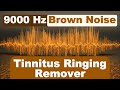 Sleep With 9000 Hz Brown Noise | Soothing Tinnitus Sound Therapy