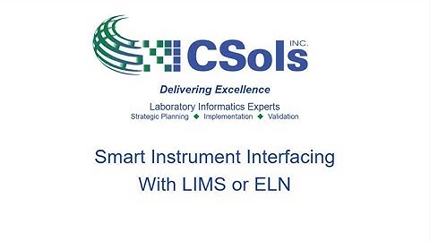 Smart Instrument Interfacing