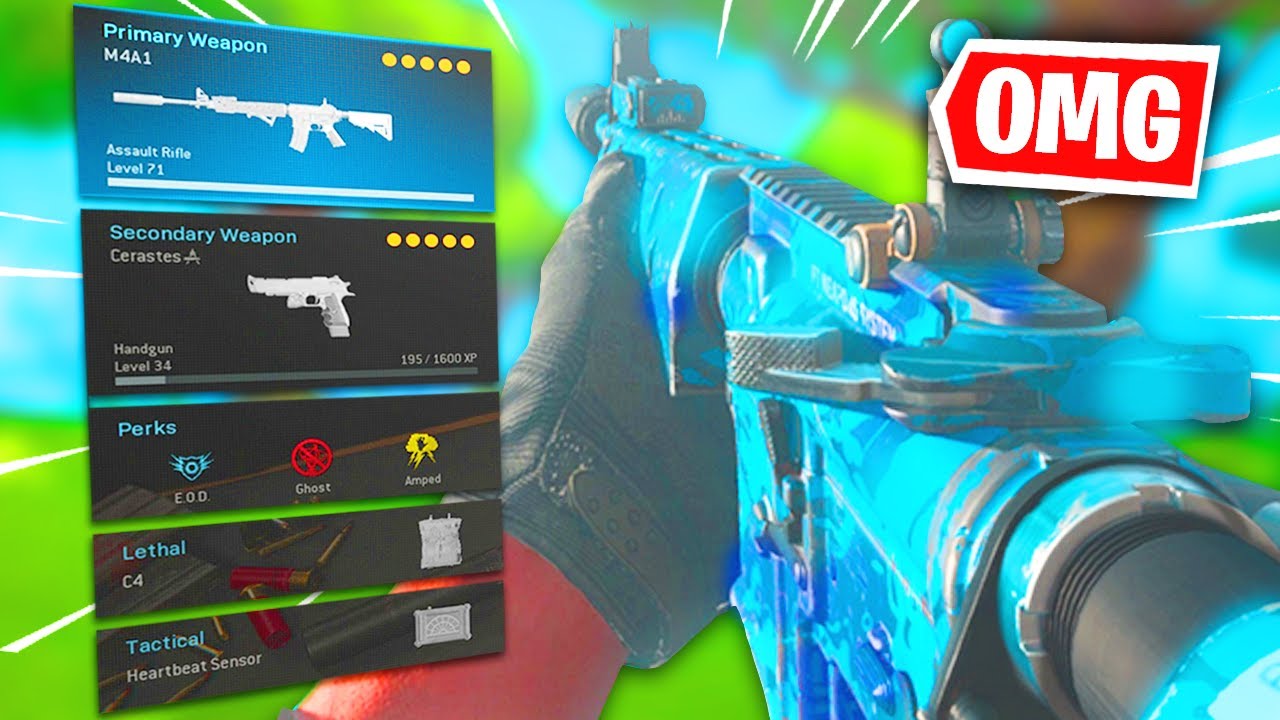the *NO RECOIL* M4A1 in warzone.. (M4A1 "OG" Variant Best Class Setup!)