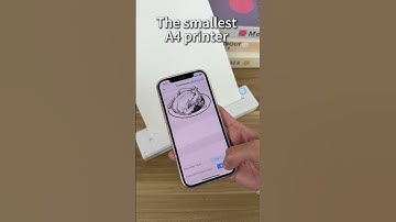The smallest A4 printer in the world.  #newyes #a4printer