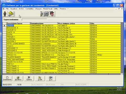 Software Abacond , inserimento condominio
