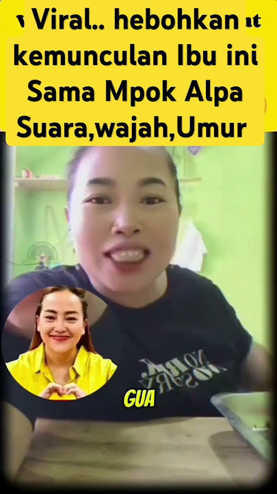 Netizens are shocked by the appearance of this mother and Mpok who have no voice, face, or age.