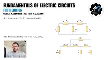Probleem 2.11 & 2.12 | De spanningswet van Kirchhoff (KVL) GEMAKKELIJK uitgelegd met echte voorbe...