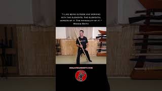 Earth Form with Bo Staff, Chi no Kata, #shorts #ninja #samurai #martialarts