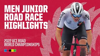 Men Junior Road Race Highlights  | 2022 UCI Road World Championships