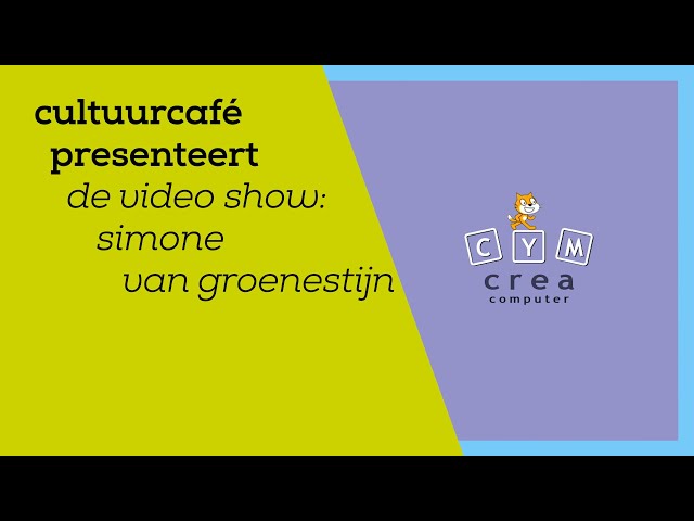 afl. 40 - week  - 51 Simone van Groenestijn - CULTUURCAFÉ - DE VIDEO SHOW
