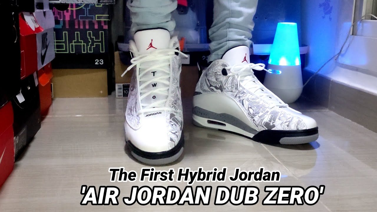 air jordan dub zero on feet