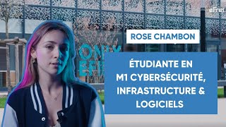 Rose Chambon : étudiante en Cybersécurité - Retour dexpérience sur le stage de M1 | Efrei