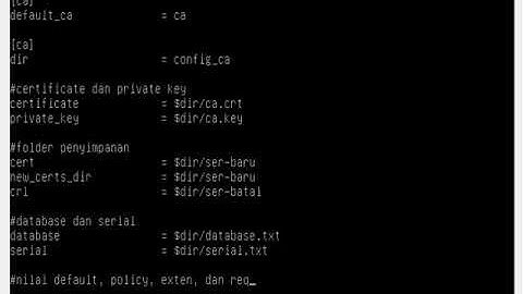 Configuration CA Root Debian
