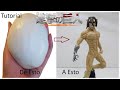 Como hacer a Eren titan en plastilina / porcelana fria / how to make a Eren titan in clay