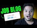 AI भी नहीं हिला पाया इस BLOG Niche को - Jobs Blog 🔥 #blogging #blogniche