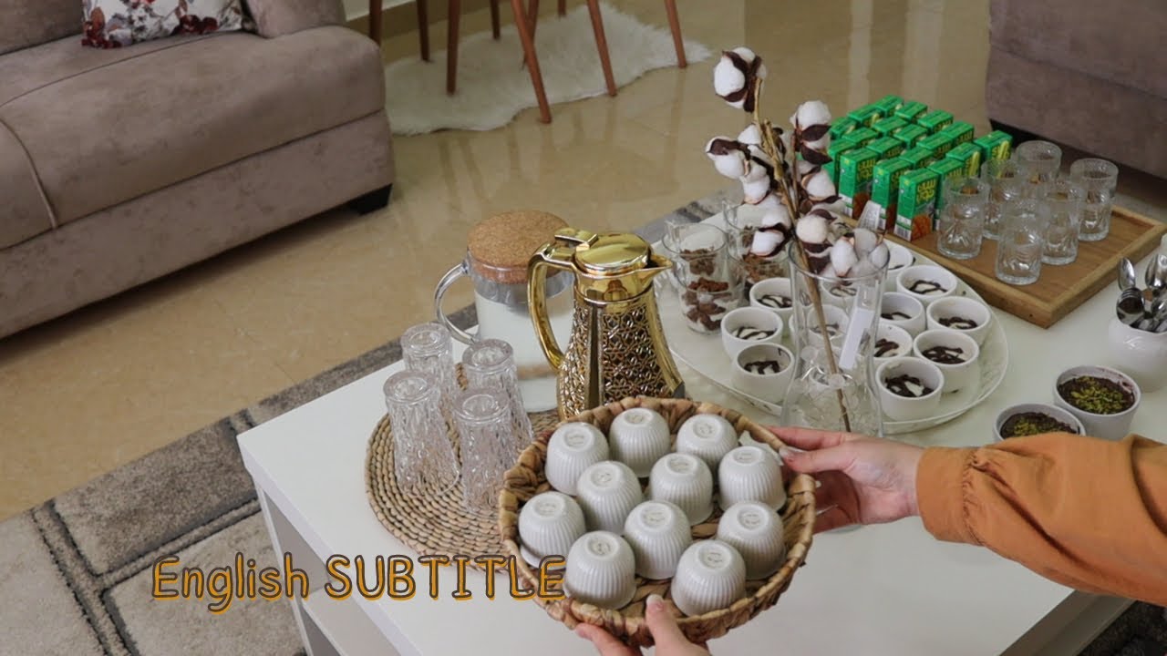 استقبلتهم بالقهوة السعودية والبخور🧁💛| +فطور البوليفارد وقهوة عطلة الأسبوع☕️💛