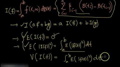 Ito Integral for Step Functions/Stochastic Processes | Stochastic Integration | Stochastic Calculus