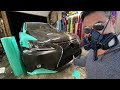 Corona NINJA...Wrapping W/ My Own Brand | ParadoxWraps Ultra Glossy Tiffany Lexus | Door Handle