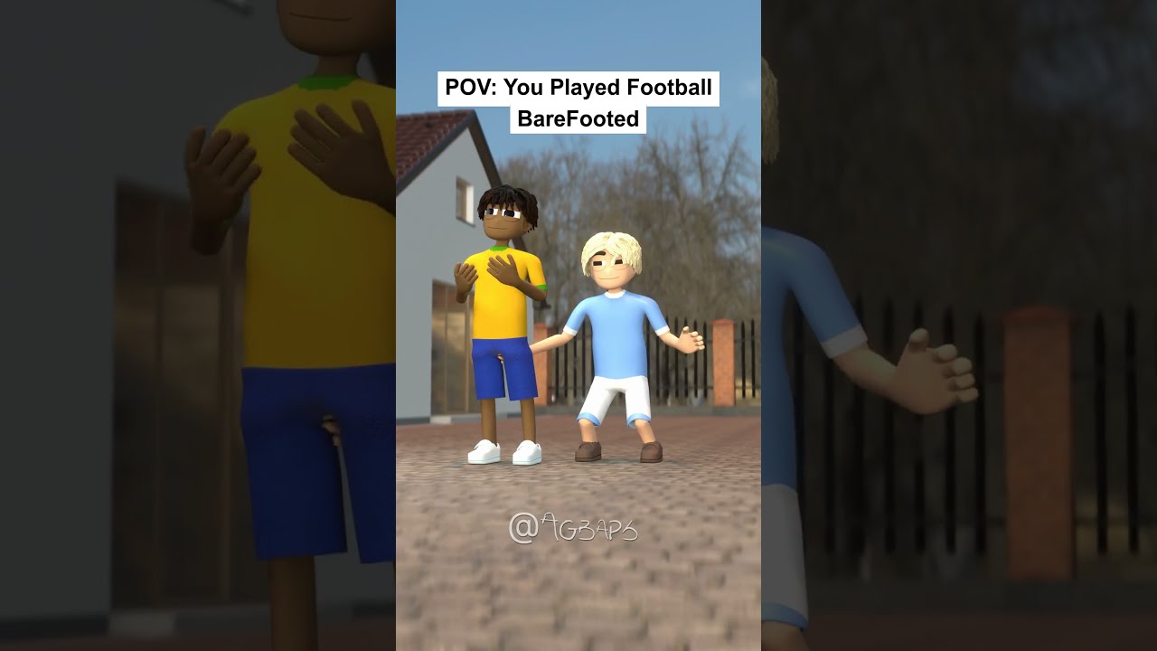 POV You Played Football BareFooted