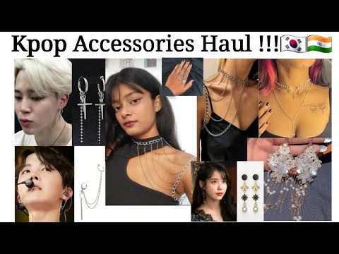 K-pop/drama Inspired Accessories Haul 2022 Korean, Chinese style earrings,  necklaces#fashion #haul 