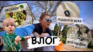 ВЛОГ: подарок от мужа / мои  парфюмы / любимые каналы йоги на ютуб / вафли их яблок и пп рецепты