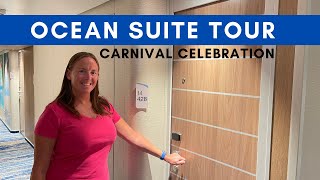 Carnival Celebration Ocean Suite Tour 14428 Full Walkthrough