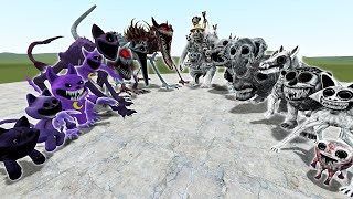 WHO IS WIN??? EVOLUTION OF CATNAP VS ALL ZOONOMALY MONSTERS FAMILY in Garry's Mod
