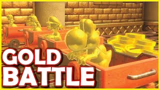 Mario Party Superstars COIN BATTLE (Hard Difficulty) MAX ROUNDS! Gold Yoshi vs Luigi, Peach, Daisy!