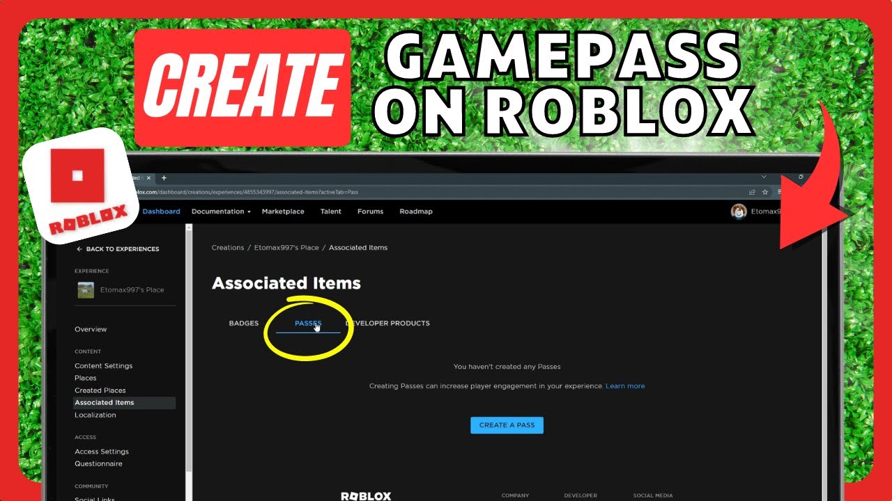 How to make a gamepass on roblox (New 2024) YouTube