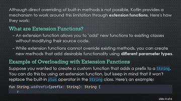Understanding Method Overriding in Kotlin: Can You Modify Built-in Types?