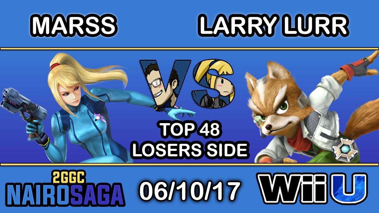 2GGC: Nairo Saga - Marss (Zero Suit Samus) Vs. MSF | Larry Lurr (Fox, MK) Top 48 Losers Side
