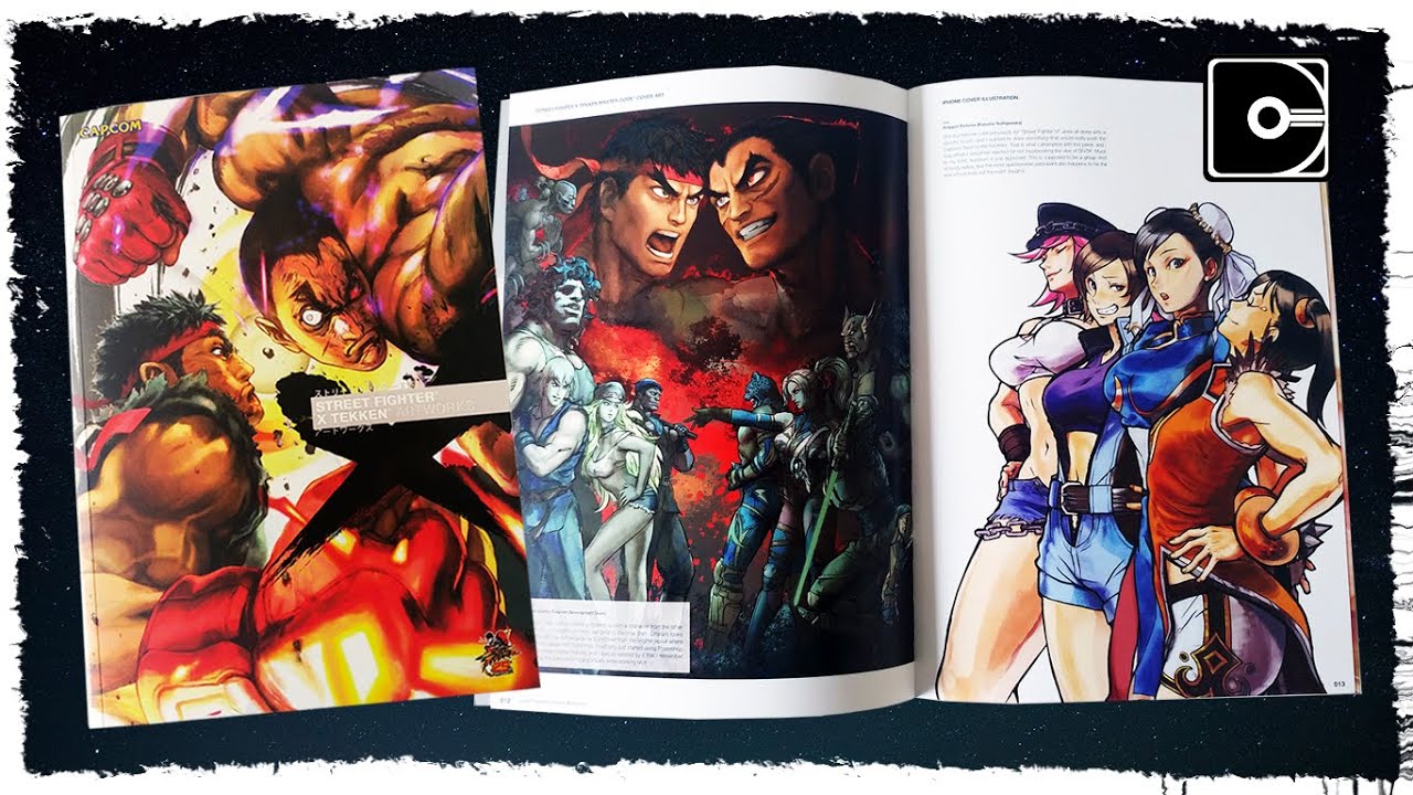 Street Fighter X Tekken: Libro de Arte Artworks [Duy Lector] - YouTube