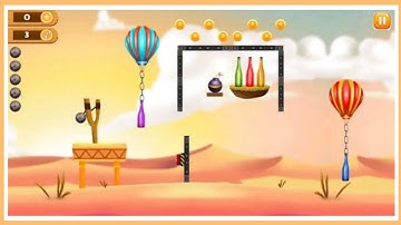 Bottle 🍾 Shooting Game 🎮 Gameplay Trailer ( iOS & Android ) Level 6-10 Walkthrough