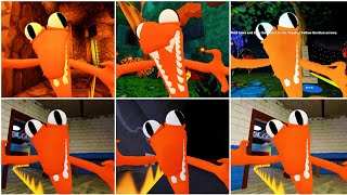 Rainbow Friends Orange Jumpscares In Different Spots