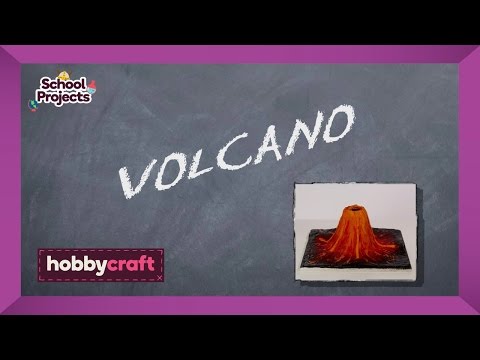 How to Make a Clay Volcano | Hobbycraft