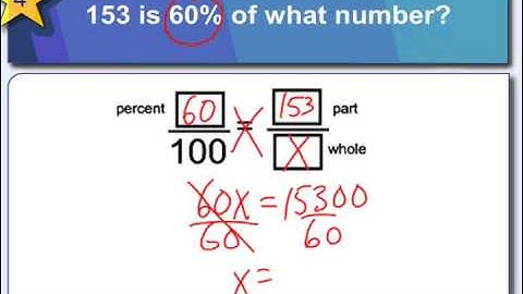 Finding the Whole Given the Part & Percent