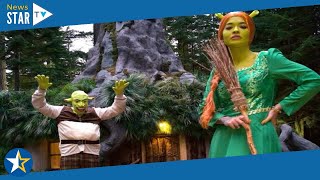 Rita Ora poses as Princess Fiona in Scottish Shrek Swamp