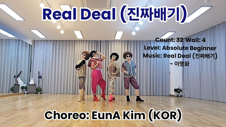 Real Deal (진짜배기) Absolute Beginner Line Dance / Choreo: EunA Kim (KOR) #랄랄 이명화 진짜배기 #왕초급라인 #라인댄스수원영통