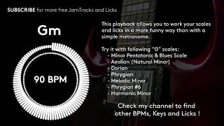 Backing Track - Gm - 90BPM