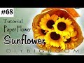 Paper flowers tutorial #68 - How to make Bouquet paper flowers easy step by step