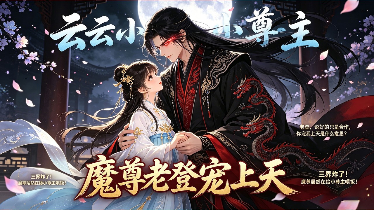 高冷魔尊的娇宠日常：小尊主被亲哭了