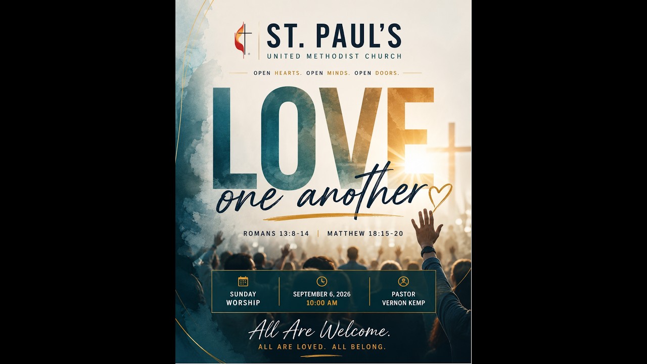 "Wake up! Love deeply! Serve Faithfully! - Pastor Vernon Kemp Sep 6, 2026