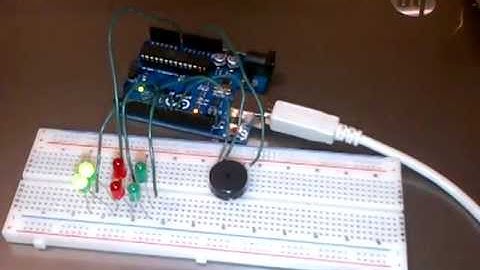 flashing police lights with sound- arduino project.3GP