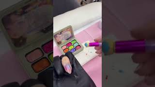 Difuminados perfectos con la paleta de colores #nails #uñas #diseño