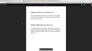Celebrity Unit 2 - Equation Clock Project Instructions Profile