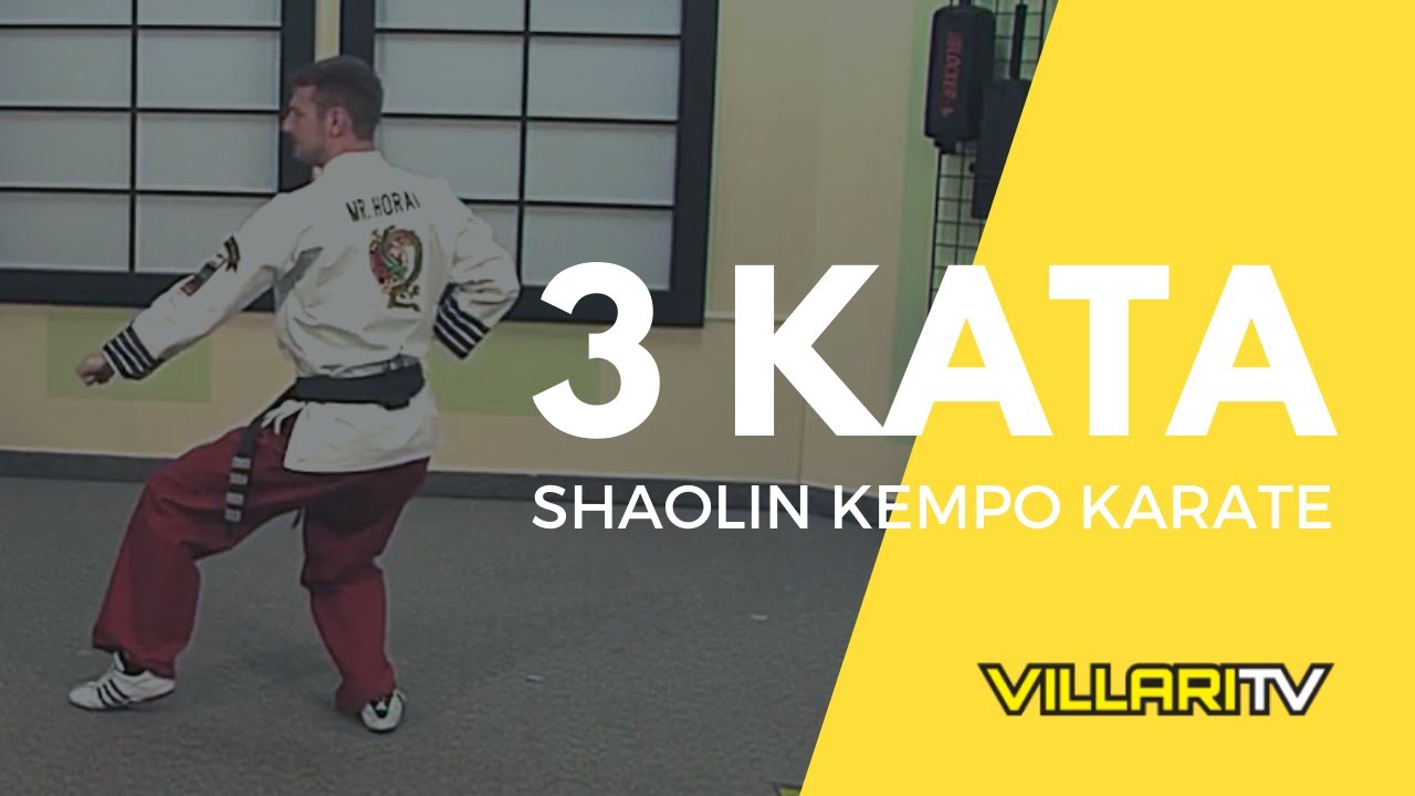 Learn 3 Kata from Grandmaster Fred Villari's Shaolin Kempo Karate, image size:1280x720