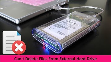 Fix Can’t Delete Files From External Hard Drive In Windows