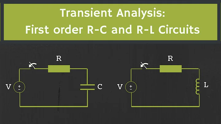 Transient Analysis: First order R C and R L Circuits