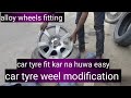 car alloy wheels wholesale price | car tyre removing step by step process #car #bikelife #modified